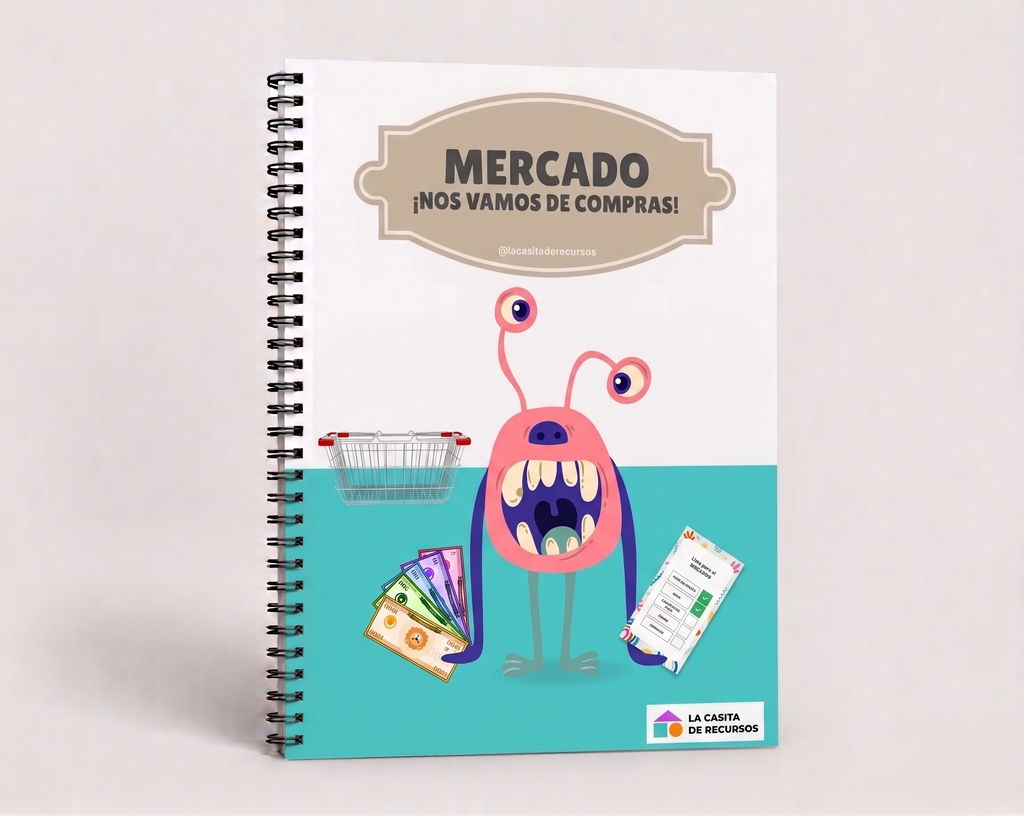 Mercado, ¡Nos vamos de compras! - Ebook imprimible