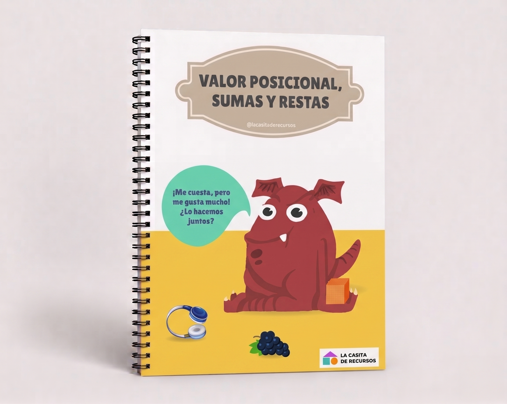 Valor posicional MCDU, sumas y restas - Ebook imprimible